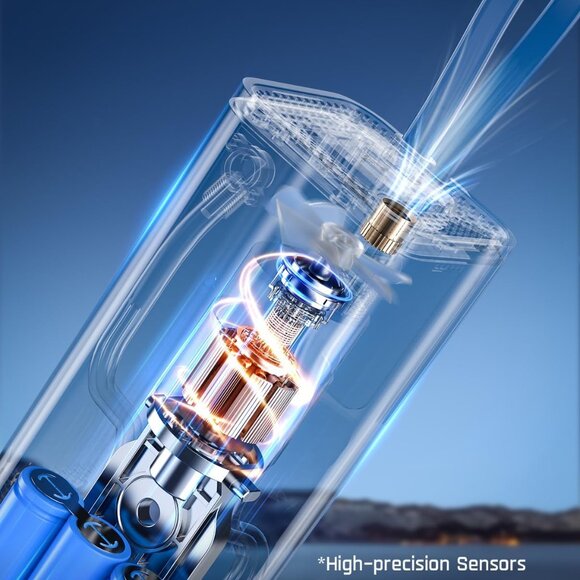 Portable Air Compressor for Car Tires, 35s Fast Inflation, 150PSI Cordless Tire - Picture 7 of 10